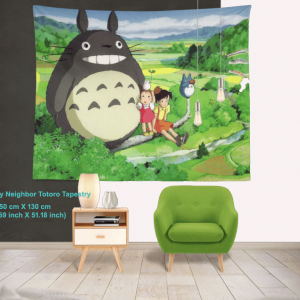 My Neighbor Totoro Tapestry Wall Hanging Art Print Mural Tapestry -T2