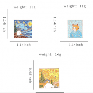 Art Paint Collection Enamel Pin -1