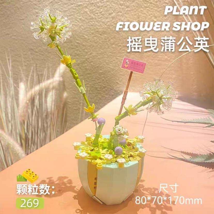 Flower Diary - Nano Blocks Mini Bricks Flower Bouquet Building Sets, Artificial Flowers Kit - Image 11