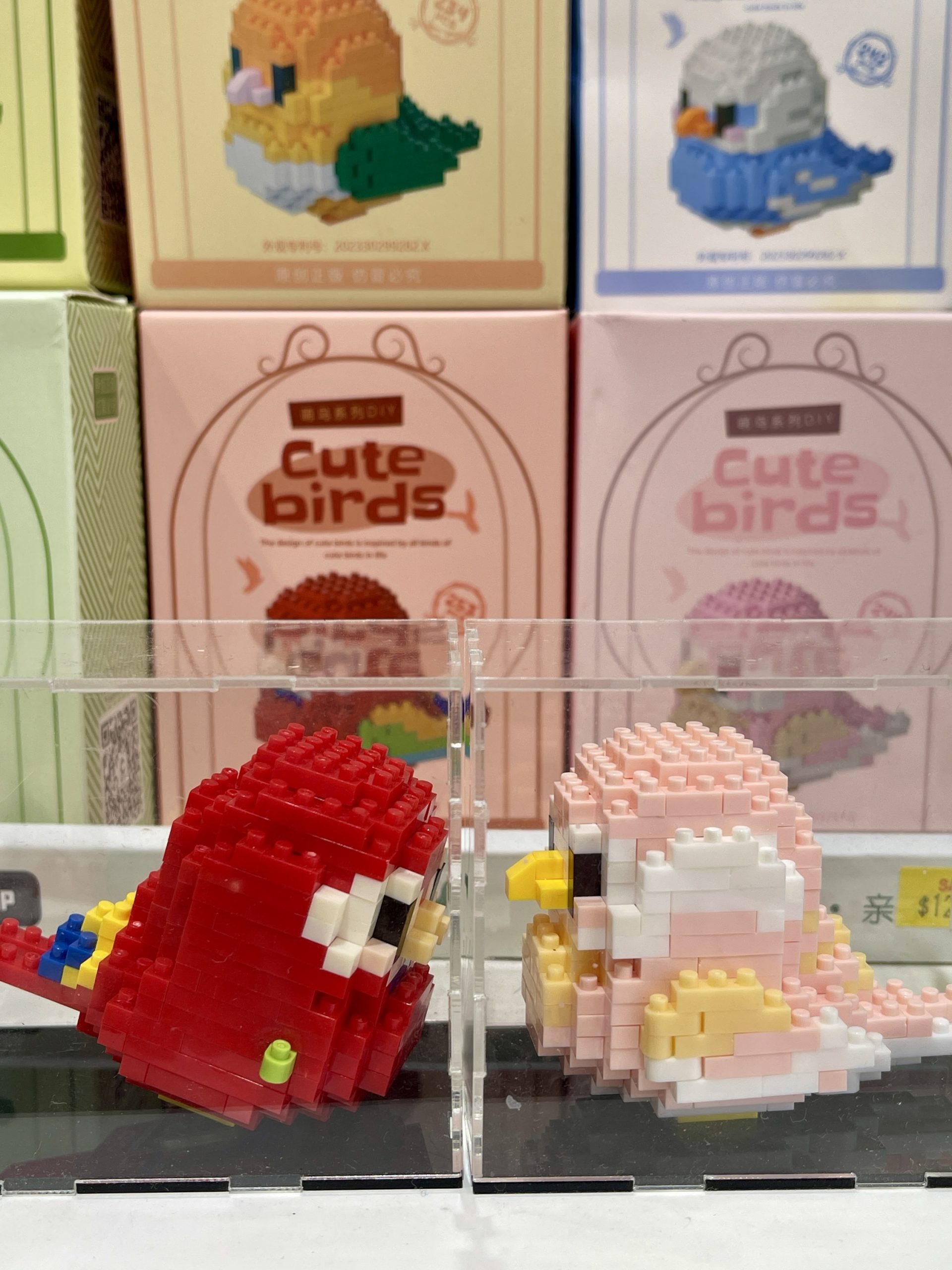 Cute birds blocks