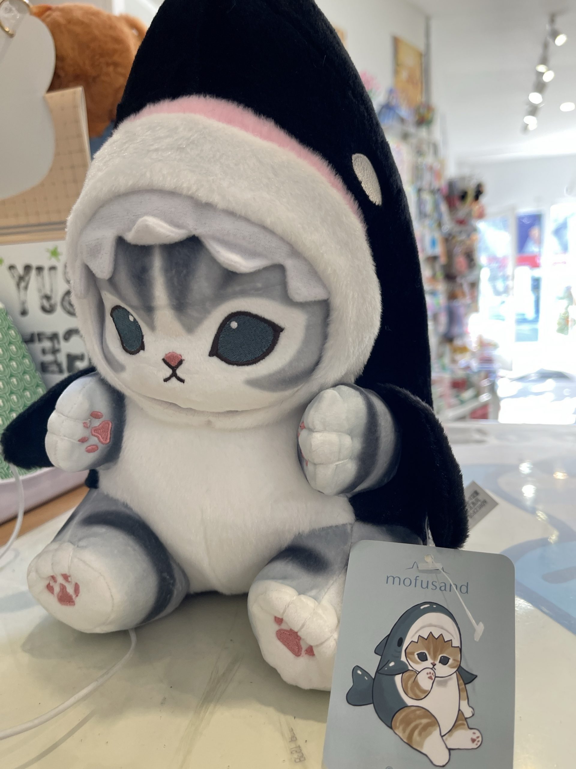 π¦π± Mofusand Shark Cat Plush β Super Cute & Huggable! π±π¦ - Image 6