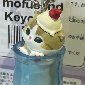 Mofusand Cat Sundae Keychain