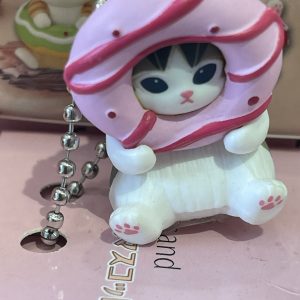 Mofusand Donut Cat Keychain